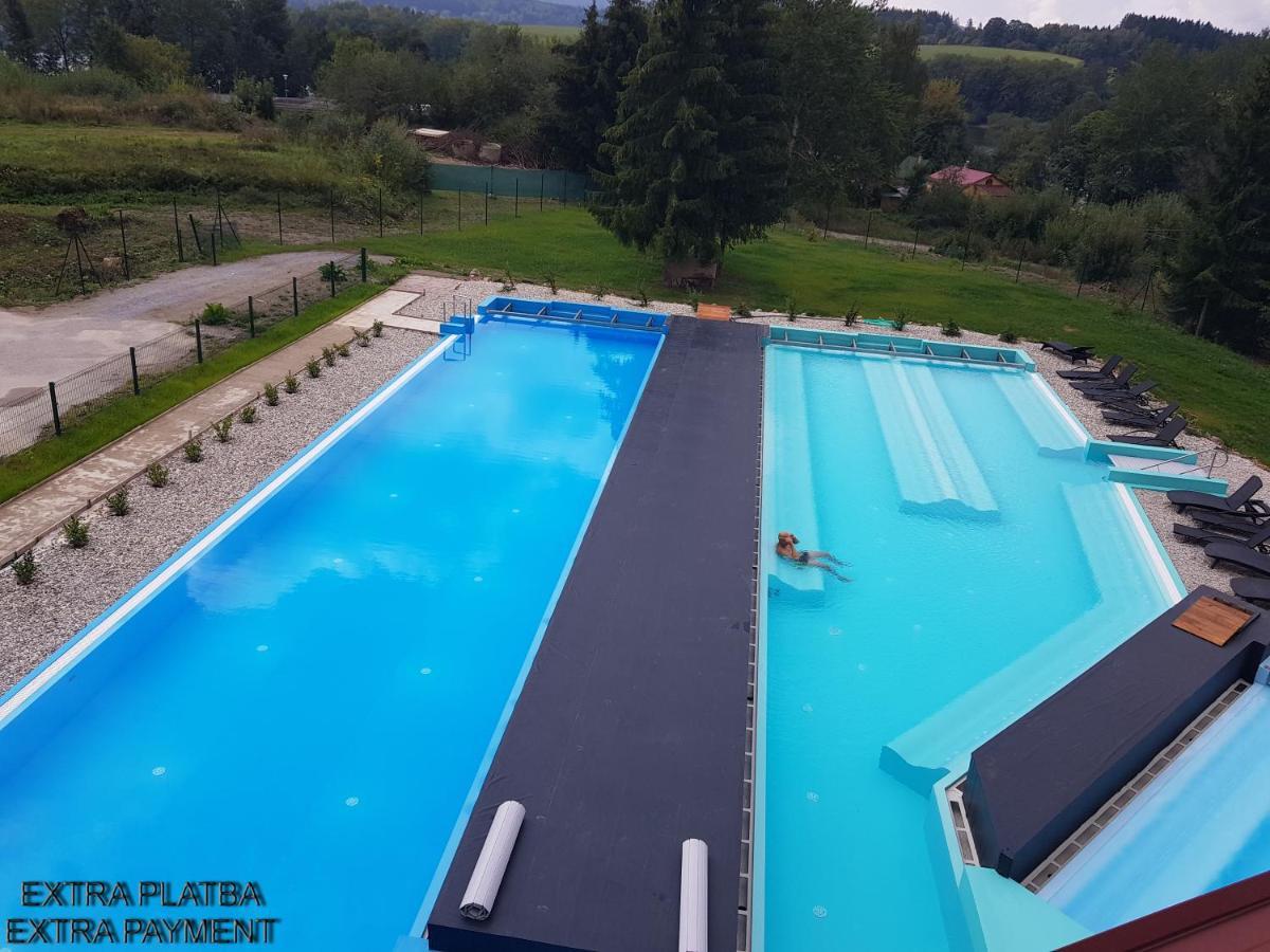 Lipno Wellness - Frymburk C104 Privat Family Room Exterior foto